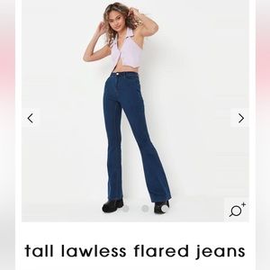 Tall flared MISSGUIDED jeans
